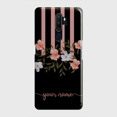 Oppo A9 2020 Cover - Floral Series - Matte Finish - Snap On Hard Case with LifeTime Colors Guarantee