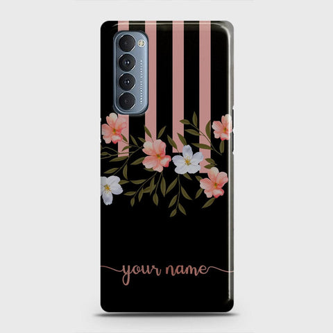 Oppo Reno 4 Pro 4G Cover - Floral Series - Matte Finish - Snap On Hard Case with LifeTime Colors Guarantee