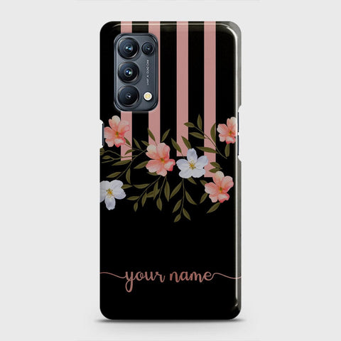 Oppo Reno 5 4G Cover - Floral Series - Matte Finish - Snap On Hard Case with LifeTime Colors Guarantee