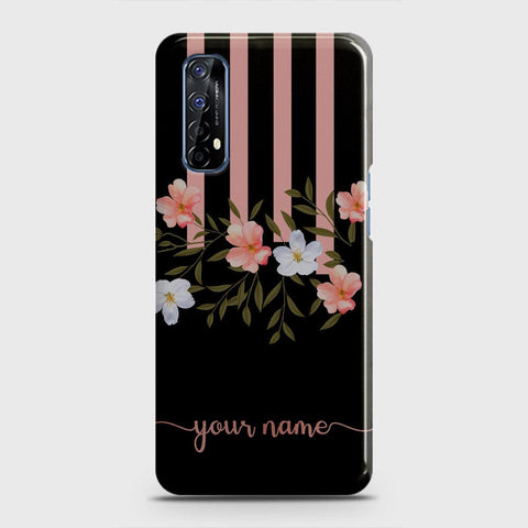 Realme 7 Cover - Floral Series - Matte Finish - Snap On Hard Case with LifeTime Colors Guarantee