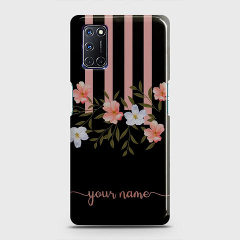 Oppo A72 Cover - Floral Series - Matte Finish - Snap On Hard Case with LifeTime Colors Guarantee
