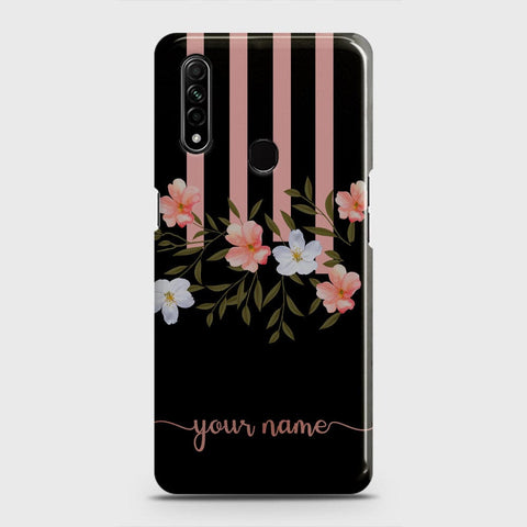 Oppo A8 Cover - Floral Series - Matte Finish - Snap On Hard Case with LifeTime Colors Guarantee