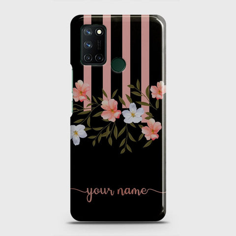 Realme 7i Cover - Floral Series - Matte Finish - Snap On Hard Case with LifeTime Colors Guarantee