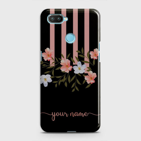 Xiaomi Mi 8 Lite Cover - Floral Series - Matte Finish - Snap On Hard Case with LifeTime Colors Guarantee