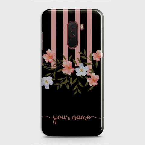 Xiaomi Pocophone F1  Cover - Floral Series - Matte Finish - Snap On Hard Case with LifeTime Colors Guarantee
