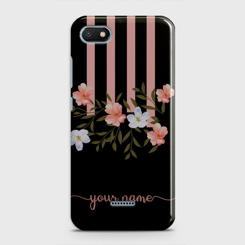 Xiaomi Redmi 6A Cover - Floral Series - Matte Finish - Snap On Hard Case with LifeTime Colors Guarantee