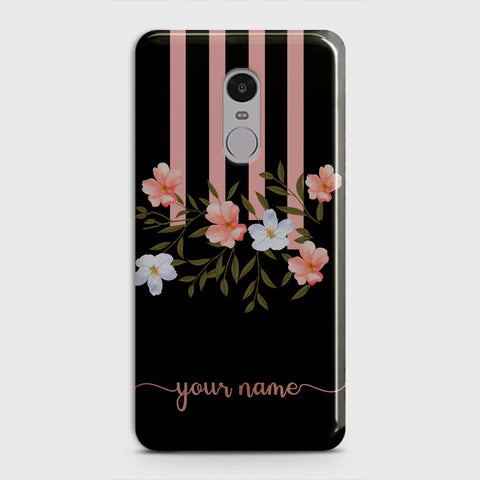 Xiaomi Redmi Note 4 / 4X Cover - Floral Series - Matte Finish - Snap On Hard Case with LifeTime Colors Guarantee