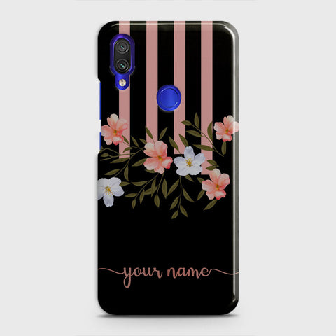 Xiaomi Redmi Note 7 Cover - Floral Series - Matte Finish - Snap On Hard Case with LifeTime Colors Guarantee