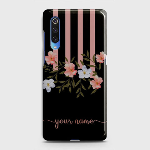 Xiaomi Mi 9 Cover - Floral Series - Matte Finish - Snap On Hard Case with LifeTime Colors Guarantee