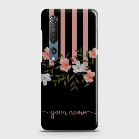 Xiaomi Mi 10 Cover - Floral Series - Matte Finish - Snap On Hard Case with LifeTime Colors Guarantee