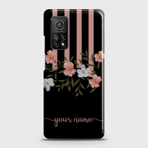 Xiaomi Mi 10T Cover - Floral Series - Matte Finish - Snap On Hard Case with LifeTime Colors Guarantee