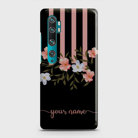 Xiaomi Mi Note 10 Cover - Floral Series - Matte Finish - Snap On Hard Case with LifeTime Colors Guarantee