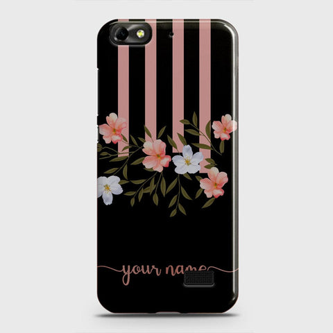 Huawei Honor 4C Cover - Floral Series - Matte Finish - Snap On Hard Case with LifeTime Colors Guarantee