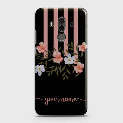 Huawei Mate 10 Pro Cover - Floral Series - Matte Finish - Snap On Hard Case with LifeTime Colors Guarantee