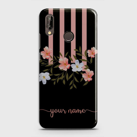 Huawei P20 Lite Cover - Floral Series - Matte Finish - Snap On Hard Case with LifeTime Colors Guarantee
