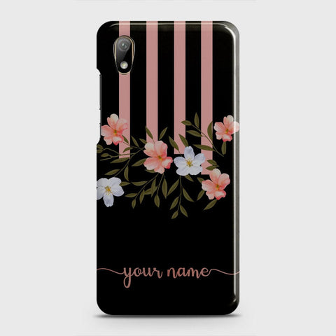 Huawei Y5 2019 Cover - Floral Series - Matte Finish - Snap On Hard Case with LifeTime Colors Guarantee