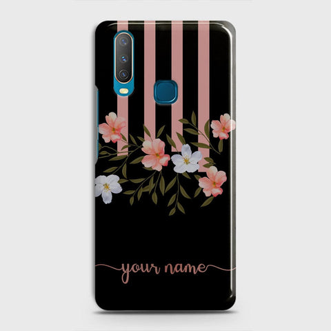 Vivo Y12 Cover - Floral Series - Matte Finish - Snap On Hard Case with LifeTime Colors Guarantee