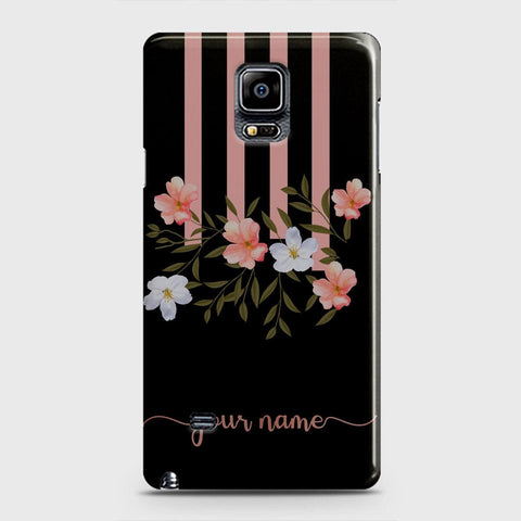 Samsung Galaxy Note 4 Cover - Floral Series - Matte Finish - Snap On Hard Case with LifeTime Colors Guarantee