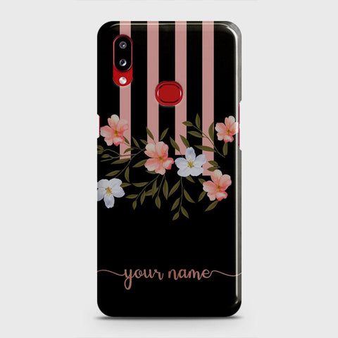 Samsung Galaxy A10s Cover - Floral Series - Matte Finish - Snap On Hard Case with LifeTime Colors Guarantee