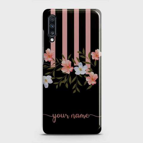 Samsung Galaxy A70 Cover - Floral Series - Matte Finish - Snap On Hard Case with LifeTime Colors Guarantee