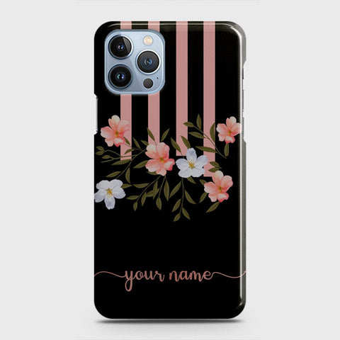 iPhone 13 Pro Max Cover - Floral Series - Matte Finish - Snap On Hard Case with LifeTime Colors Guarantee