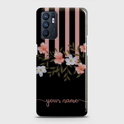 Oppo Reno 6 Cover - Floral Series - Matte Finish - Snap On Hard Case with LifeTime Colors Guarantee