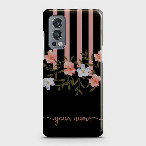 OnePlus Nord 2 Cover - Floral Series - Matte Finish - Snap On Hard Case with LifeTime Colors Guarantee