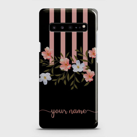 Samsung Galaxy S10 5G Cover - Floral Series - Matte Finish - Snap On Hard Case with LifeTime Colors Guarantee