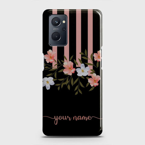 Realme 9i Cover - Floral Series - Matte Finish - Snap On Hard Case with LifeTime Colors Guarantee