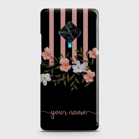 Vivo Y51 (2020 September)  Cover - Floral Series - Matte Finish - Snap On Hard Case with LifeTime Colors Guarantee