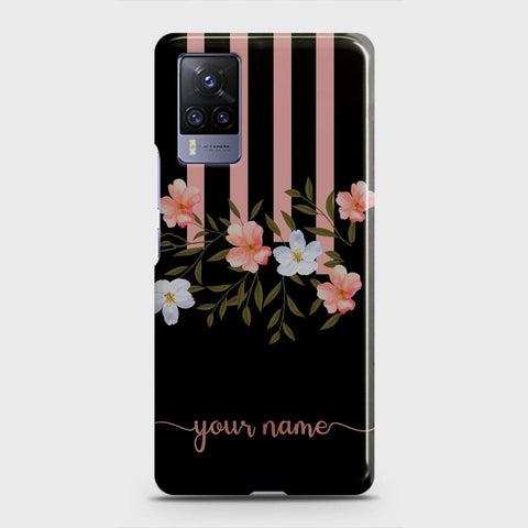 Vivo X60 Pro  Cover - Floral Series - Matte Finish - Snap On Hard Case with LifeTime Colors Guarantee