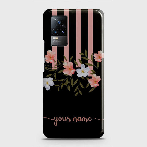 Vivo V21e  Cover - Floral Series - Matte Finish - Snap On Hard Case with LifeTime Colors Guarantee