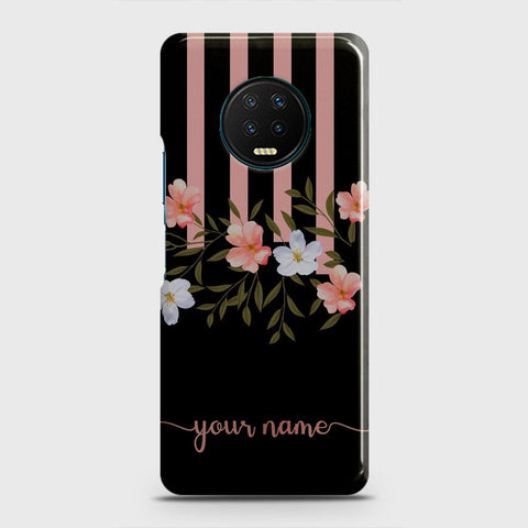 Infinix Note 7 Cover - Floral Series - Matte Finish - Snap On Hard Case with LifeTime Colors Guarantee