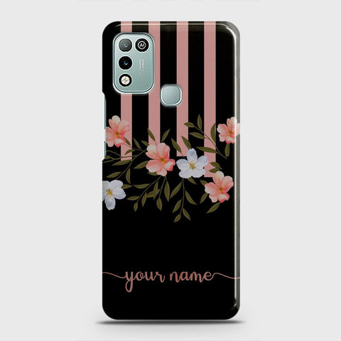 Infinix Hot 10 Play Cover - Floral Series - Matte Finish - Snap On Hard Case with LifeTime Colors Guarantee
