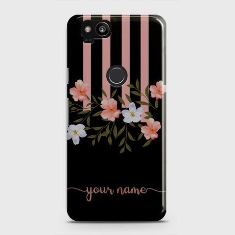 Google Pixel 2 Cover - Floral Series - Matte Finish - Snap On Hard Case with LifeTime Colors Guarantee