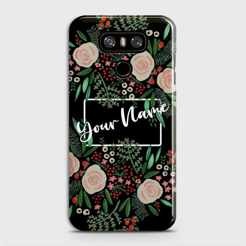 LG G6 Cover - Floral Series - Matte Finish - Snap On Hard Case with LifeTime Colors Guarantee