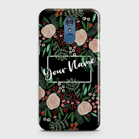 LG Q7 Cover - Floral Series - Matte Finish - Snap On Hard Case with LifeTime Colors Guarantee