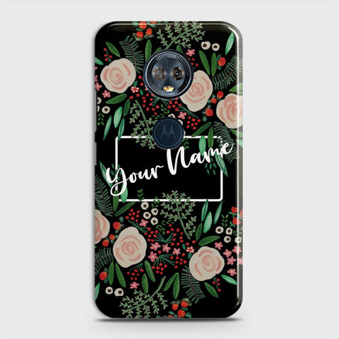 Motorola E5 Plus Cover - Floral Series - Matte Finish - Snap On Hard Case with LifeTime Colors Guarantee