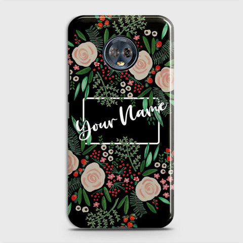 Motorola Moto G6 Plus Cover - Floral Series - Matte Finish - Snap On Hard Case with LifeTime Colors Guarantee
