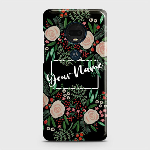 Motorola Moto G7 Plus Cover - Floral Series - Matte Finish - Snap On Hard Case with LifeTime Colors Guarantee