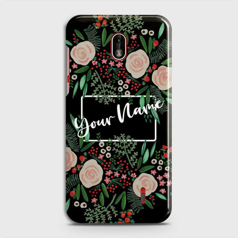 Nokia 1 Plus Cover - Floral Series - Matte Finish - Snap On Hard Case with LifeTime Colors Guarantee