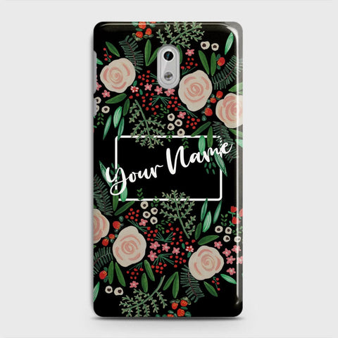 Nokia 3 Cover - Floral Series - Matte Finish - Snap On Hard Case with LifeTime Colors Guarantee