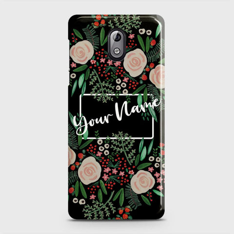 Nokia 3.1 Cover - Floral Series - Matte Finish - Snap On Hard Case with LifeTime Colors Guarantee