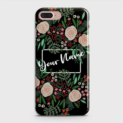 iPhone 8 Plus Cover - Floral Series - Matte Finish - Snap On Hard Case with LifeTime Colors Guarantee