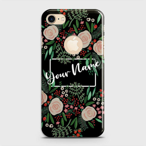 iPhone 7 Cover - Floral Series - Matte Finish - Snap On Hard Case with LifeTime Colors Guarantee