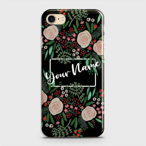 iPhone SE 2020 Cover - Floral Series - Matte Finish - Snap On Hard Case with LifeTime Colors Guarantee