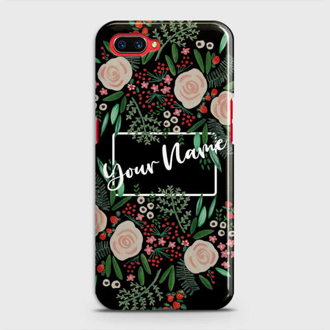 Realme C1 Cover - Floral Series - Matte Finish - Snap On Hard Case with LifeTime Colors Guarantee