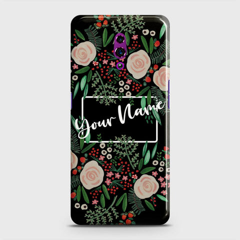 Oppo Reno Cover - Floral Series - Matte Finish - Snap On Hard Case with LifeTime Colors Guarantee