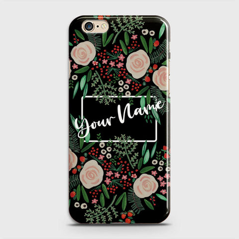 iPhone 6S Plus Cover - Floral Series - Matte Finish - Snap On Hard Case with LifeTime Colors Guarantee