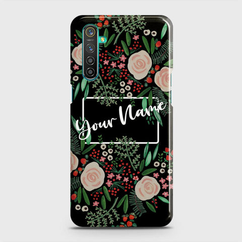 Realme 6 Cover - Floral Series - Matte Finish - Snap On Hard Case with LifeTime Colors Guarantee